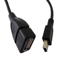 Дата кабель Atcom OTG USB 2.0 AF to Mini 5P 0.8m Фото