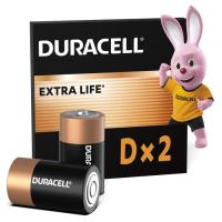 Батарейка Duracell D LR20 щелочная 2шт. в упаковке Фото