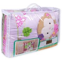 Дитячий постільний набір Luvena Fortuna з аплікацією тварин Фото