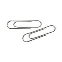 Скрепки канцелярские Axent rounded, nickel-plated, 28 мм, 100 шт. Фото