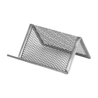 Подставка для визиток Axent 95x80x60мм, wire mesh, silver Фото