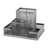 Підставка для дрібниць Axent 155x103x100мм, wire mesh, silver Фото