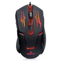 Мышка REAL-EL RM-520 Gaming, black Фото