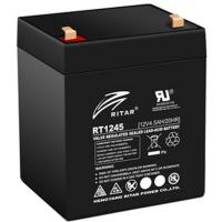 Батарея до ДБЖ Ritar AGM RT1245, 12V-4.5Ah, Black Фото
