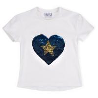 Футболка детская Breeze с сердцем перевертышем Фото