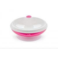 Набор детской посуды Nuvita тарелка с подогревом 6м+ розовая Фото