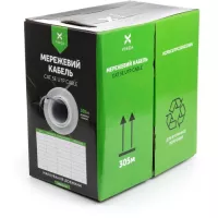 Кабель мережевий Vinga UTP 305м cat.5e Copper 4 pairs 0.5мм мідь Фото