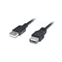 Дата кабель REAL-EL USB 2.0 AM/AF 2.0m Pro black Фото