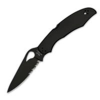 Нож Spyderco Byrd Cara Cara 2 Black, полусеррейтор Фото