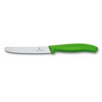 Кухонный нож Victorinox SwissClassic для овощей 11 см, волнистое лезвие, з Фото