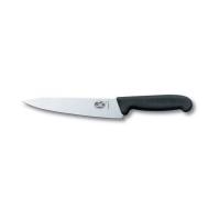 Кухонный нож Victorinox Fibrox разделочный 12 см, черный Фото