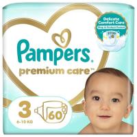 Підгузки Pampers Premium Care Midi Розмір 3 (6-10кг), 60 Фото