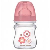 Пляшечка для годування Canpol babies с широким горлышком Newborn baby, 120 мл, розовая Фото