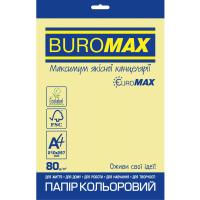 Бумага Buromax А4, 80g, PASTEL yellow, 20sh, EUROMAX Фото