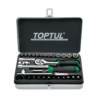 Набір інструментів Toptul для автомобіліста 1/4" 32од. Фото