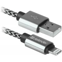 Дата кабель Defender USB 2.0 AM to Lightning 1.0m ACH01-03T PRO White Фото