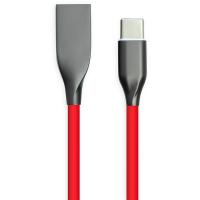 Дата кабель PowerPlant USB 2.0 AM to Type-C 2.0m red Фото