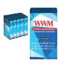 Стрічка до принтерів WWM 10мм х 12м HD п. Black*5шт Фото