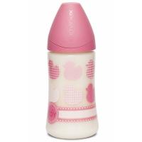 Пляшечка для годування Suavinex Истории малышей 270 мл, розовая Фото