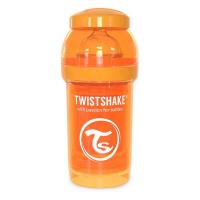 Бутылочка для кормления Twistshake антиколиковая 180 мл, оранжевая Фото