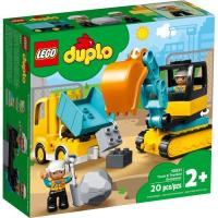 Конструктор LEGO Duplo Town Грузовик и гусеничный экскаватор 20 дет Фото