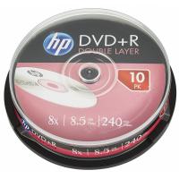 Диск DVD HP DVD+R 8.5GB 8X DL 10шт Spindle Фото