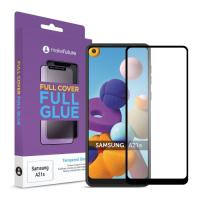 Стекло защитное MakeFuture Samsung A21s Full Cover Full Glue Фото