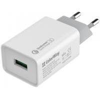 Зарядний пристрій ColorWay 1USB Quick Charge 3.0 (18W) Фото