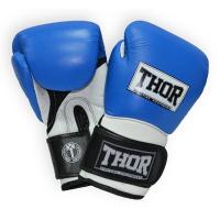 Боксерские перчатки Thor Pro King 10oz Blue/White/Black Фото
