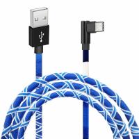 Дата кабель Grand-X USB 2.0 AM to Type-C 1.0m White/Blue Фото