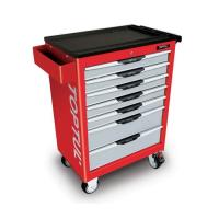 Тележка для инструмента Toptul профессиональная Pro-Line 7 секций красная Фото