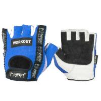 Перчатки для фитнеса Power System Workout PS-2200 Blue L Фото