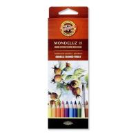 Карандаши цветные Koh-i-Noor Mondeluz акварельные 18 цветов Фото