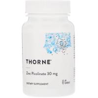 Минералы Thorne Research Цинк Пиколинат, Zinc Picolinate, 30 мг, 60 капсул Фото