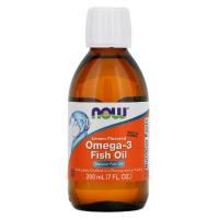 Жирные кислоты Now Foods Омега 3 со вкусом лимона, Omega 3, 200 мл (7 жидк Фото