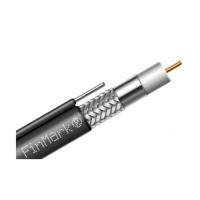 Кабель телевизионный FinMark RG-660, CU, +steel wire, 305м, black Фото