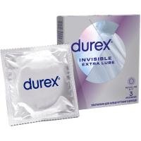 Презервативи Durex Invisible Extra Lube ультратонкі з додатковою змаз Фото