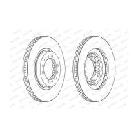 Гальмівний диск FERODO DDF1109 Фото