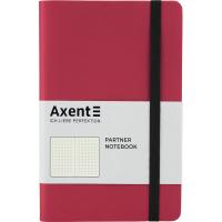 Книга записна Axent Partner Soft 125х195 мм в точку 96 листов Красная Фото