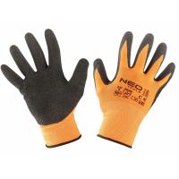 Защитные перчатки Neo Tools робочі, поліестер з латексним покриттям, р. 10 Фото