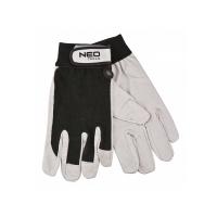 Защитные перчатки Neo Tools шкіра р. 8, липучка Фото