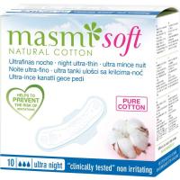 Гігієнічні прокладки Masmi Soft Ultra Night 10 шт. Фото