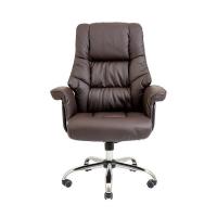 Офисное кресло Richman Конгрес хром к/з коричневий Фото