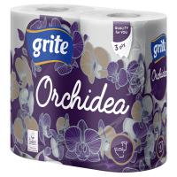Туалетная бумага Grite Orchidea 3 слоя 4 рулона Фото