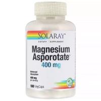 Минералы Solaray Аспартат Магния, Magnesium Asporotate, 400 мг, 18 Фото