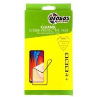 Стекло защитное Dengos Ceramic Film для Samsung Galaxy A52 (black) Фото