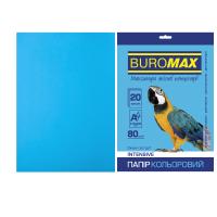Бумага Buromax А4, 80g, INTENSIVE blue, 20sh Фото