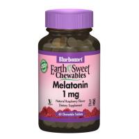 Аминокислота Bluebonnet Nutrition Мелатонін 1 мг, Смак Малини, Earth Sweet Chewables Фото