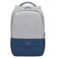 Рюкзак для ноутбука RivaCase 17.3" 7567 Prater, Grey / Dark Blue Фото
