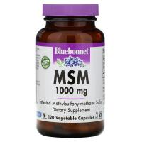 Вітамінно-мінеральний комплекс Bluebonnet Nutrition МСМ 1000 мг, MSM, 120 вегетарианских капсул Фото